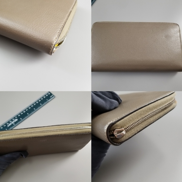 CELINE Beautiful Large Zippy compact wallet Solid color - Picture 9 of 16